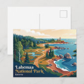 Lahemaa Nationaal Park Estland Briefkaart (Voorkant / Achterkant)