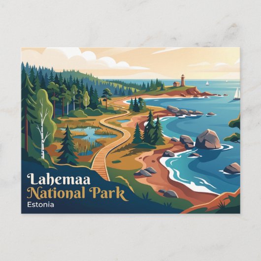 Lahemaa Nationaal Park Estland Briefkaart (Voorkant)