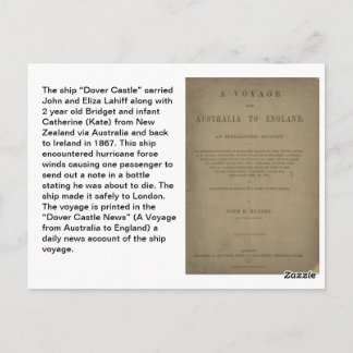 Lahiff Genealoy Briefkaart "Dover Castle"