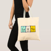 Lahna periodieke lijstnaam canvas tas (Voorkant (product))