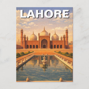 Lahore Pakistan Reizen Briefkaart