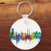 Lahore Pakistan Skyline Sleutelhanger (Voorkant)