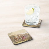 Lahoutan Indians, Canada (kleurengraving) Bier Onderzetter (Rechterzijde)