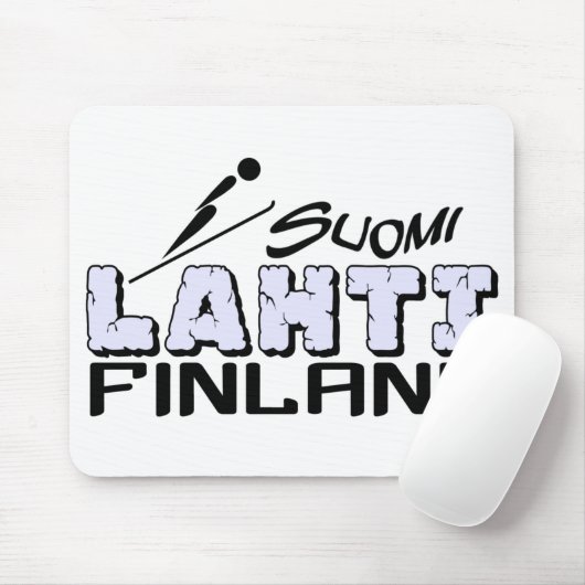Lahti Finland mousepad Muismat (Met muis)