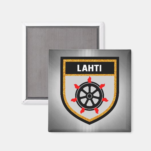 Lahti Flag Magneet (Voorkant / Achterkant)