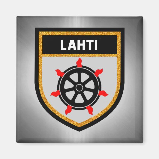 Lahti Flag Magneet (Voorkant)