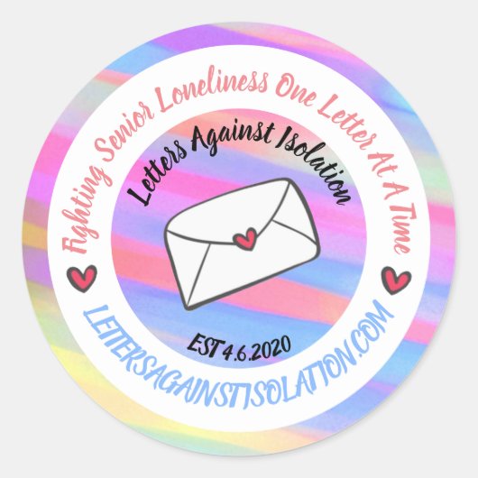 LAI JUBILEUM LOGO RONDE STICKER (Voorkant)