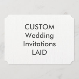 LAID 100 lb 7-inch x 5-inch Ticket-vorm Wedding-ui Kaart