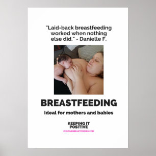 Laid Back Borstvoeding Poster