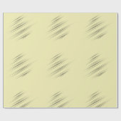 Laid-back Yellow Modern Wedge-Shaped Strokes Cadeaupapier (Vlak)
