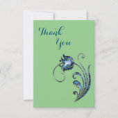 Laid paper - Hartelijk dank Bedankkaart (Voorkant)