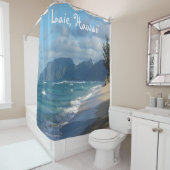 Laie Beach, Hawaii douchegordijn (In situ)