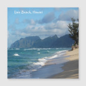 Laie Beach Hawaii Kaart (Voorkant)