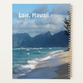 Laie Beach, Hawaii Planner (Achterkant)