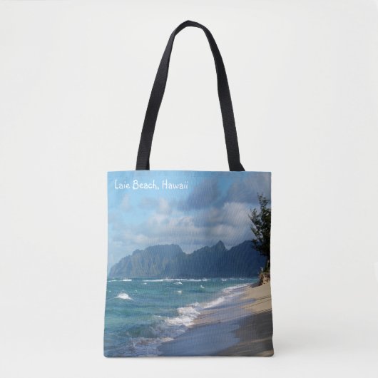 Laie Beach Hawaii Tote Bag (Voorkant)