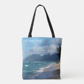 Laie Beach Hawaii Tote Bag (Achterkant)