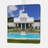 Laie Hawaii Temple Keramisch Ornament (Links)