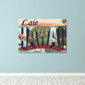 Laie, HawaiiLarge Letter ScenesLaie, HI Canvas Afdruk (Insitu (Houten vloer))
