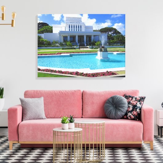 Laie, Hormoon Hawaii Canvas Afdruk (Insitu (Woonkamer))