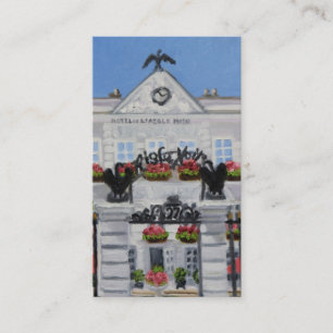 "L'Aigle Noir Hotel Visitekaartje" Visitekaartje