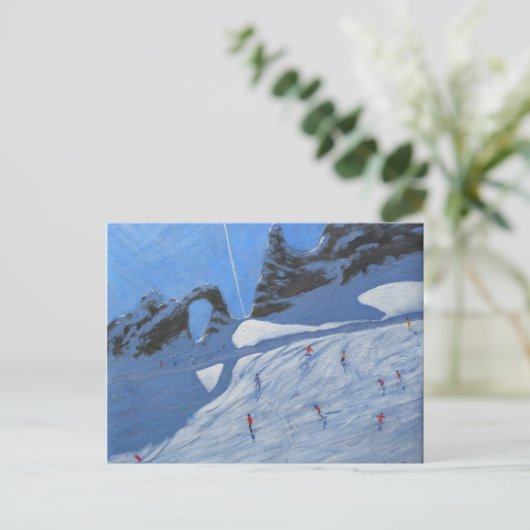 L'aiguille Percee Tignes 2009 Briefkaart (Staand voorkant)