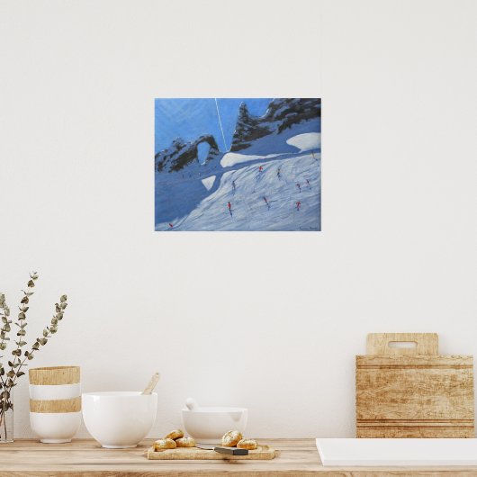 L'aiguille Percee Tignes 2009 Poster (Keuken)