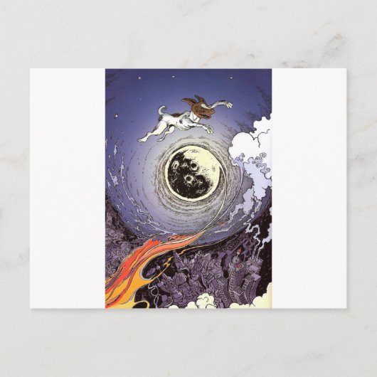 laika briefkaart (Voorkant)