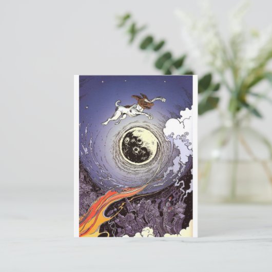 laika briefkaart (Staand voorkant)