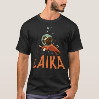 Laika de eerste hond in de ruimte t-shirt