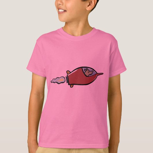 laika de spacedog t-shirt (Voorkant)