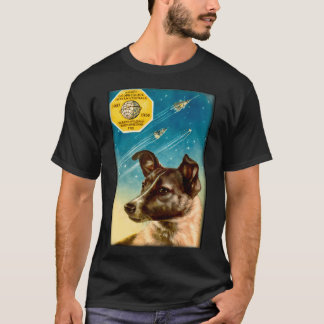 Laika de Spoetnik 2 Russische ruimtehond T-shirt