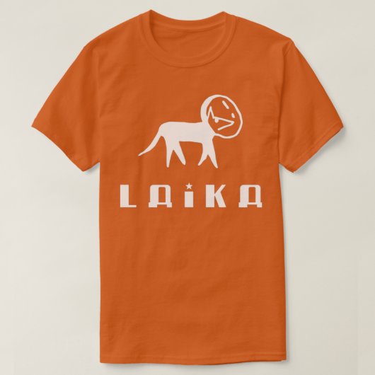 Laika Dog White T-shirt (Design voorkant)