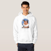 Laika Sovjet Space Dog 1957 Hoodie (Voorkant volledig)