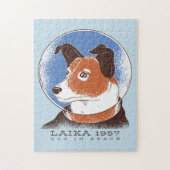 Laika Sovjet Space Dog 1957 Legpuzzel (Verticaal)