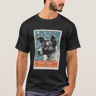 Laika Space Dog Product  Ccccp Sovjet Rusland T-shirt