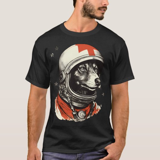 Laika Space Traveler T-shirt (Voorkant)
