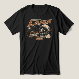 LAIKA – THE BRAVEST PASSENGER IN HISTORY Tri-Blend SHIRT