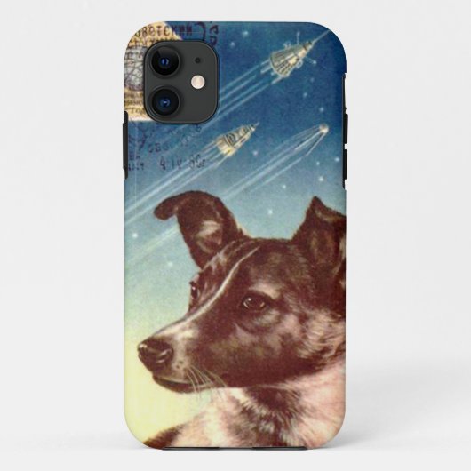 Laika The Russian Space Dog iphone 5 Case-Mate iPhone Case (Achterkant)