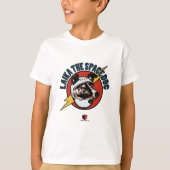 Laika The Space Dog: Kinder T-shirt (Voorkant)