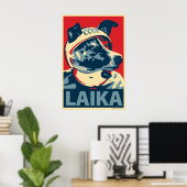 Laika The Space Dog - Laika: Poster OHP (Thuiskantoor)