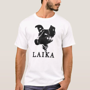 Laika van de communistische ruimtevaarthond t-shirt