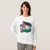 Laila Khaled T-shirt (Voorkant volledig)