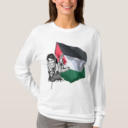 Laila Khaled T-shirt (Voorkant)