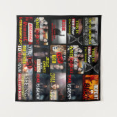 Laila van Jezus Christus Geloof & Warmte Gooi Deke Wandkleed (Voorkant (horizontaal))