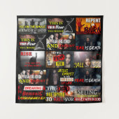 Laila van Jezus Christus Geloof & Warmte Gooi Deke Wandkleed (Voorkant)