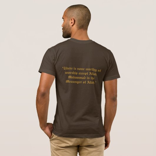 Lailahailallah T-shirt (Achterkant volledig)