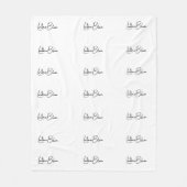 Laine Bleu fleece deken