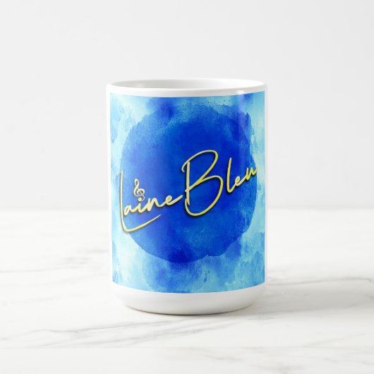 Laine Bleu Logo Coffee Mok (Center)