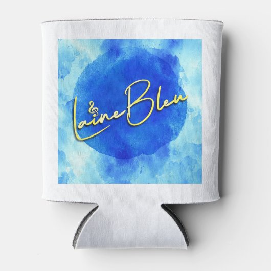 Laine Bleu Logo Koozie (Voorkant)