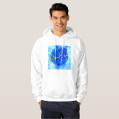 Laine Bleu Logo Mannen Hoodie (Voorkant volledig)